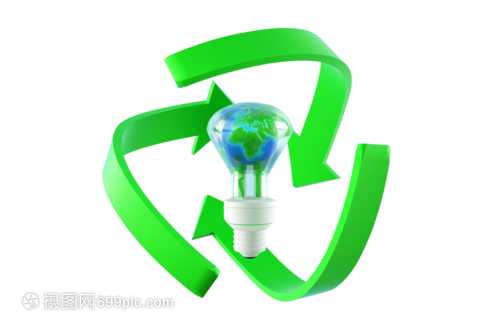 綠色環保燈泡