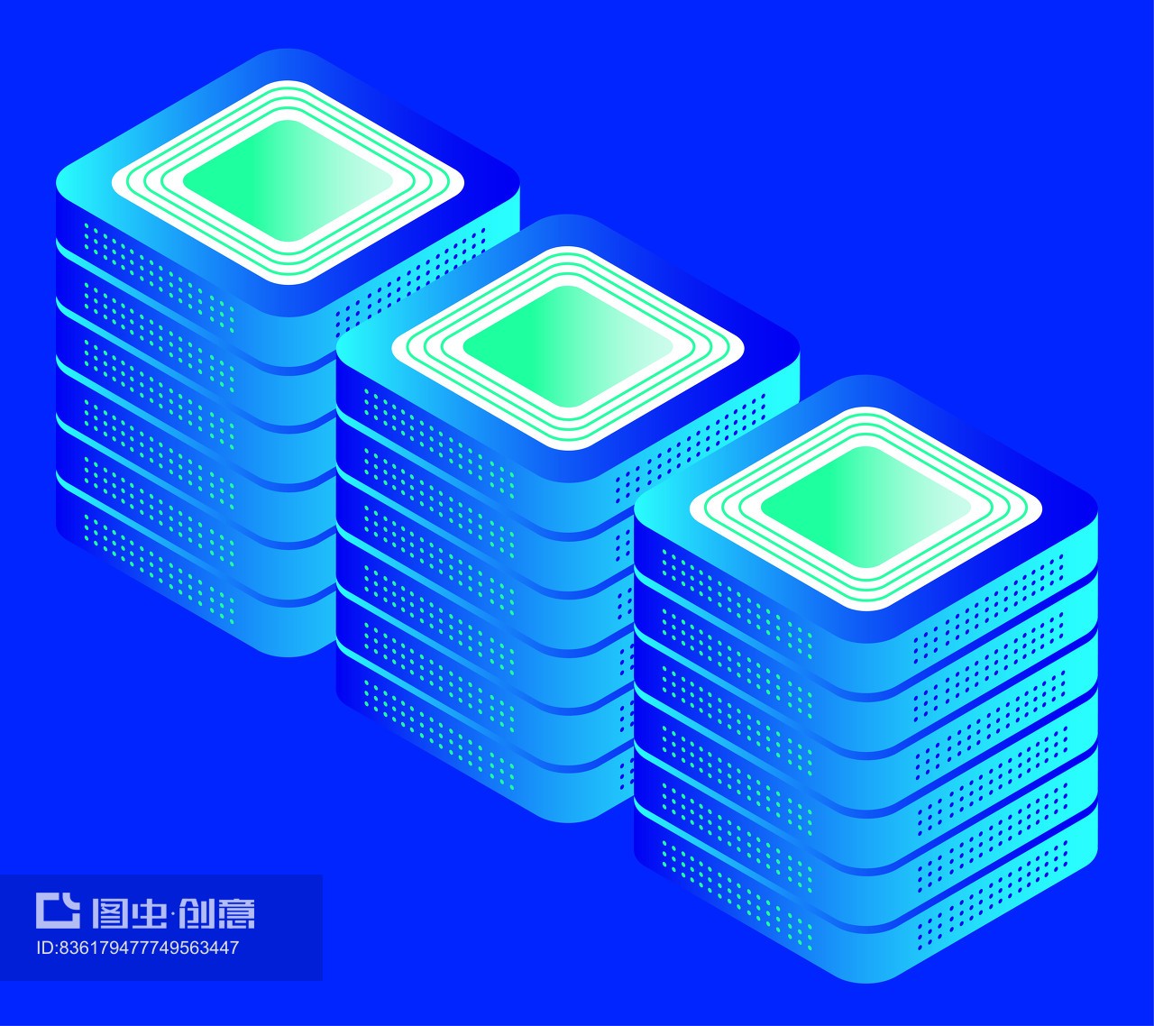 凈化器服務(wù)器插畫素材